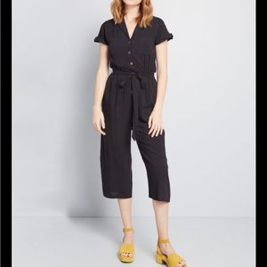 ModCloth cropped jumpsuit